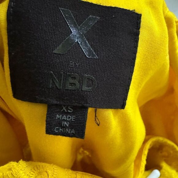 X by NBD Haze Midi Dress in Beeswax Yellow - Picture 5 of 5